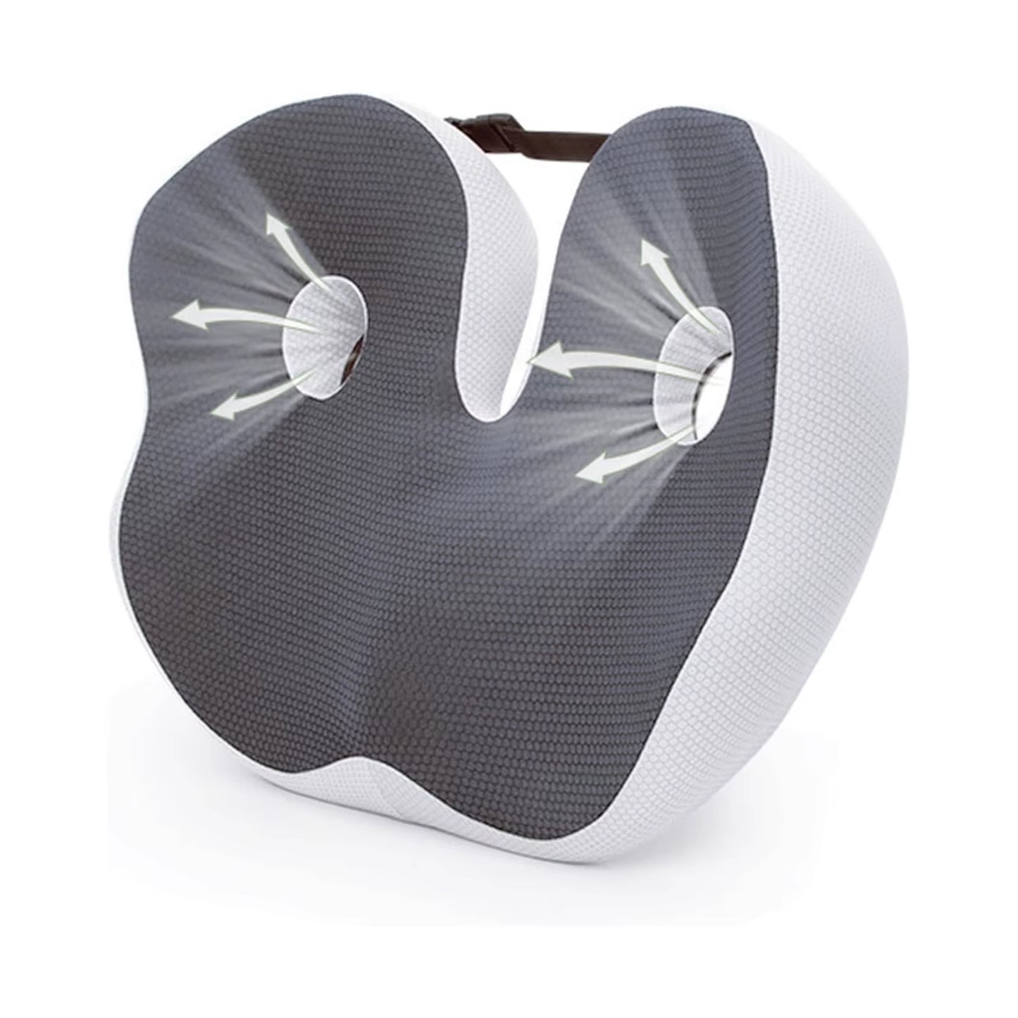 1Pc Shape Memory Foam Orthopedic Cushion, Ergonomic Coccyx Cushion, Adjustable Seat Cushion Width, for the Office,Car