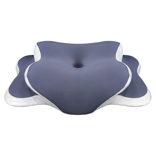 Memory Foam Pillow Cervical Pillow Neck Pain Relief Contour Ergonomic Orthopedic Neck Support for Side Back Stomach Sleeper Gift